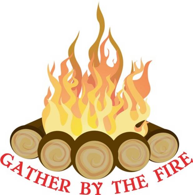 Picture of By The Fire SVG File