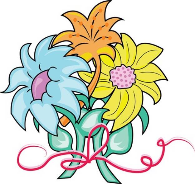 Picture of Flower Bouquet SVG File