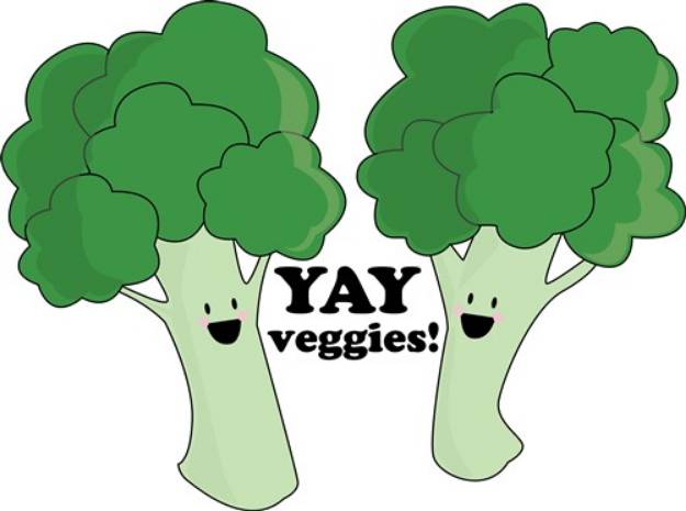 Picture of Yay Vegies! SVG File