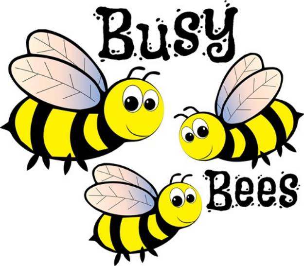 Picture of Busy Bees SVG File