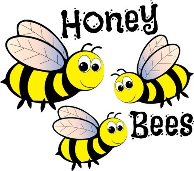 Picture of Honey Bees SVG File
