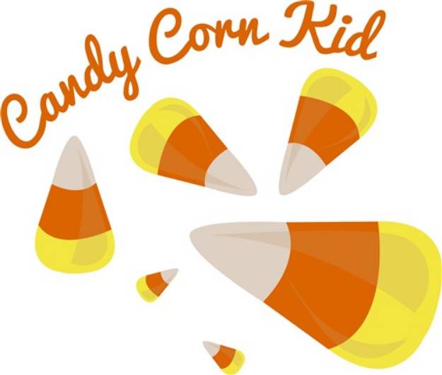 Picture of Candy Corn Kid SVG File