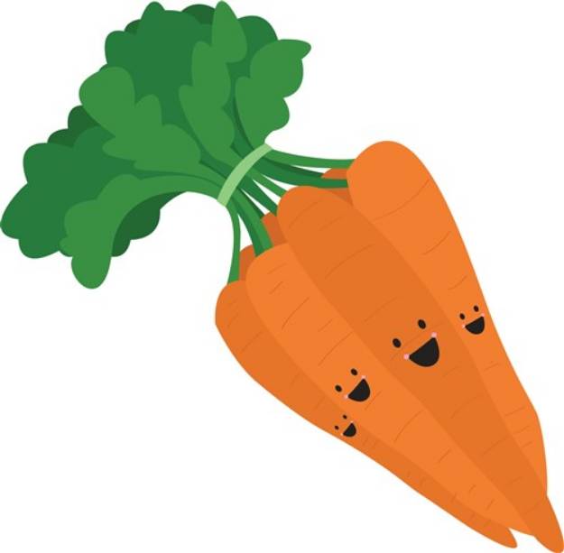 Picture of Bunch Of Carrots SVG File