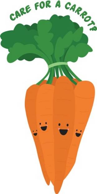 Picture of Care For A Carrot SVG File