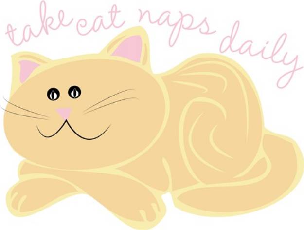 Picture of Cat Naps SVG File