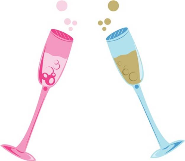 Picture of Champagne SVG File