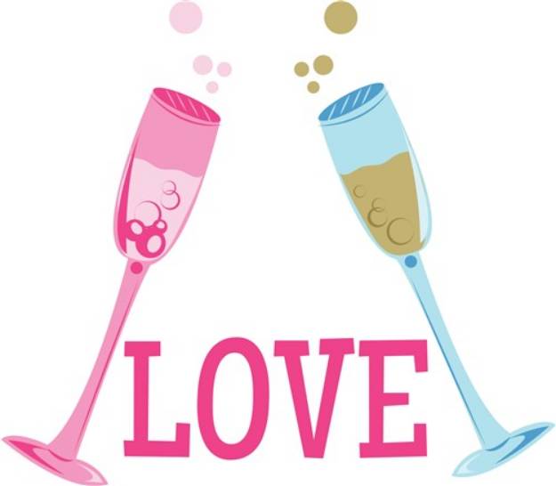 Picture of Love Toast SVG File