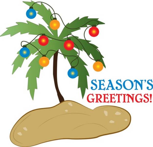 Picture of Seasons Greetings SVG File