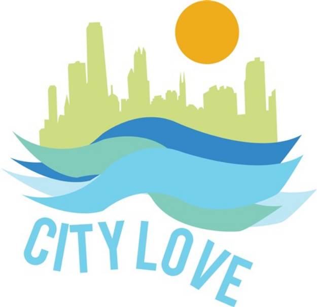 Picture of City Love SVG File