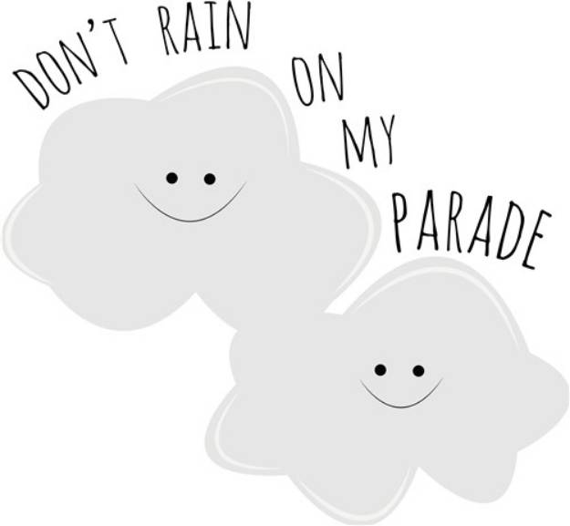 Picture of Dont Rain SVG File