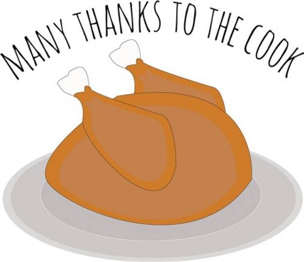 Picture of Thanks To Cook SVG File