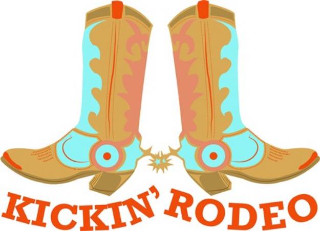 Picture of Kickin Rodeo SVG File