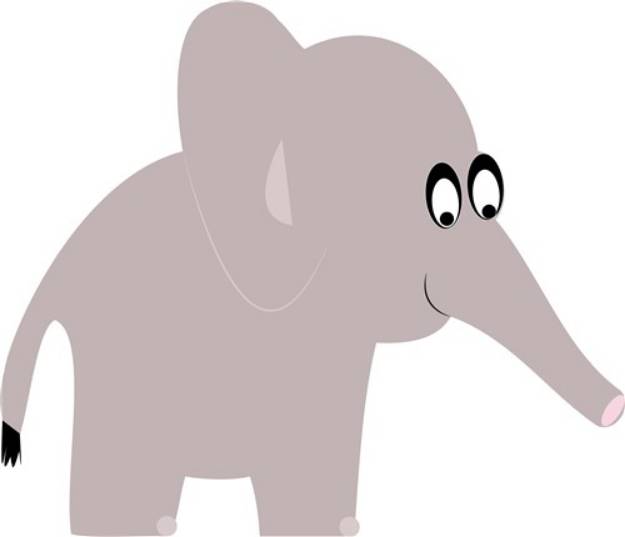 Picture of Cute Elephant SVG File
