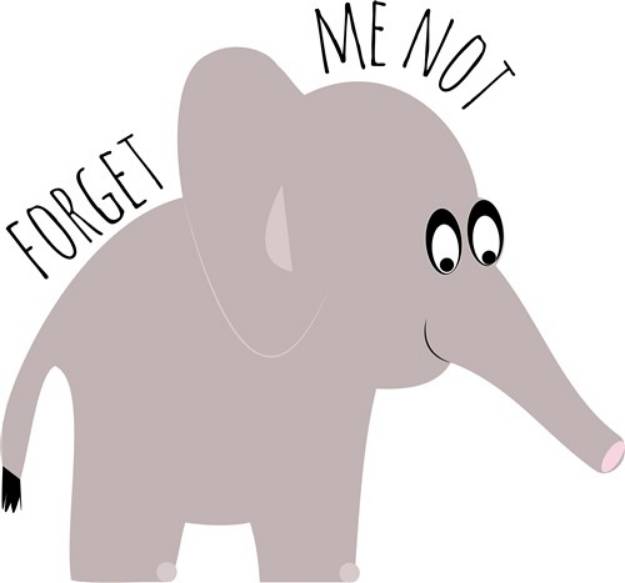 Picture of Forget Me Not SVG File