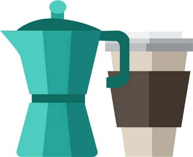 Picture of Coffee Pot SVG File