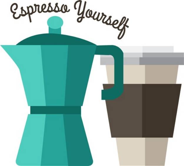 Picture of Expresso Yourself SVG File