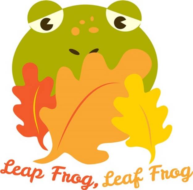 Picture of Leaf Frog SVG File