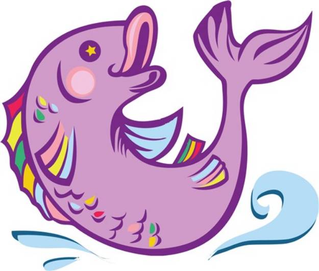 Picture of Happy Fish SVG File