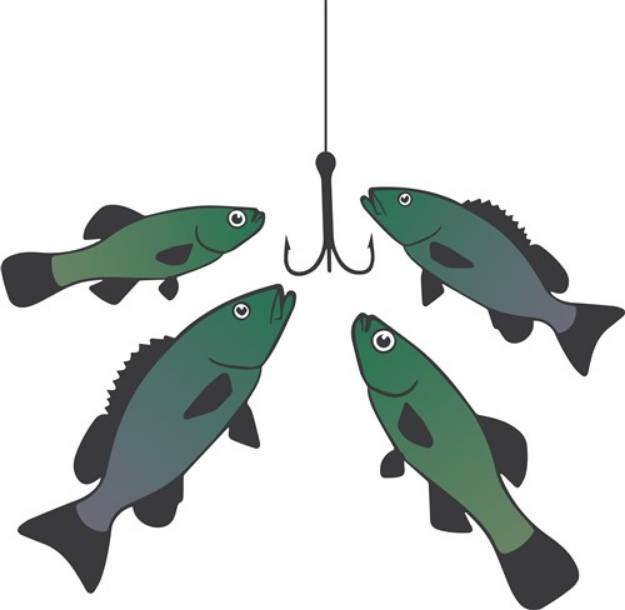 Picture of Catch Fish SVG File