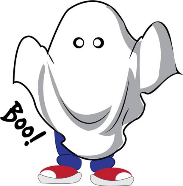 Picture of Boo Ghost SVG File
