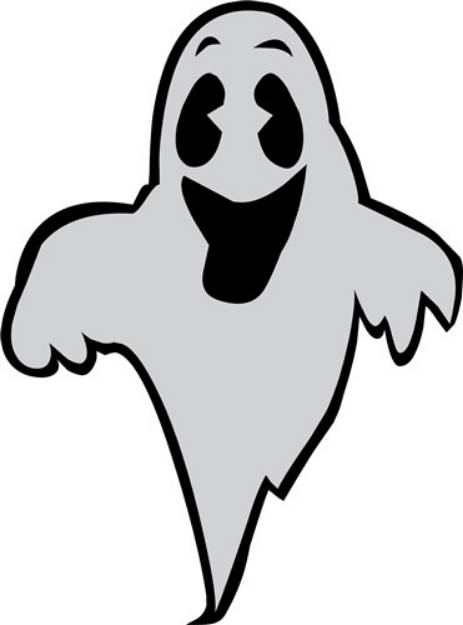 Picture of Happy Ghost SVG File