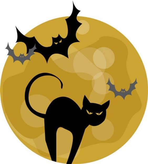 Picture of Halloween Scene SVG File