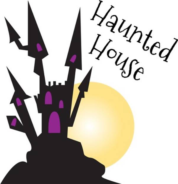 Picture of Haunted House SVG File