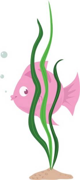 Picture of Pink Fish SVG File