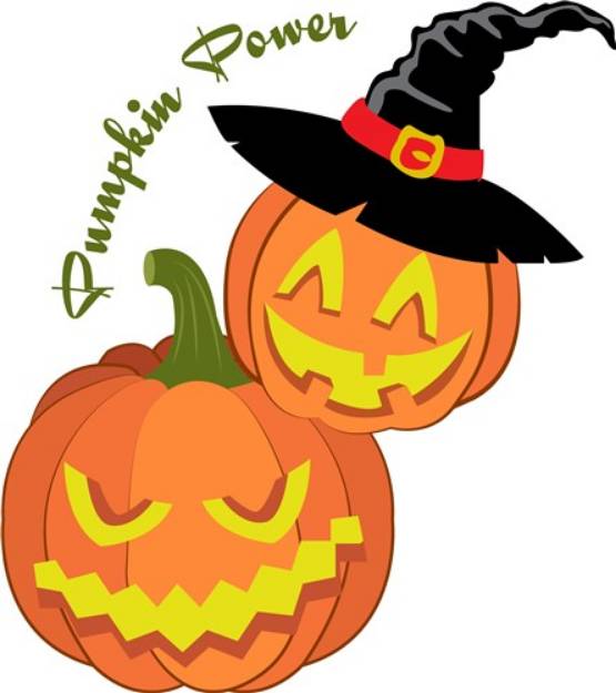 Picture of Pumpkin Power SVG File