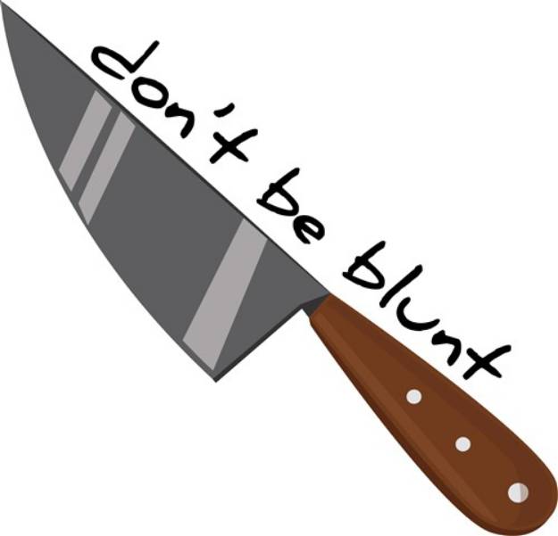 Picture of Dont Be Blunt SVG File
