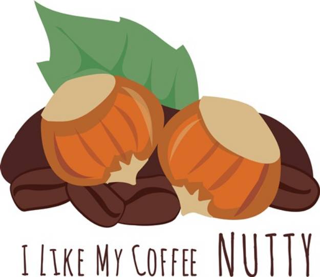 Picture of Nutty Coffee SVG File