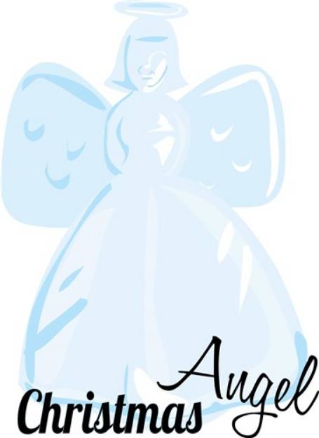 Picture of Christmas Angel SVG File