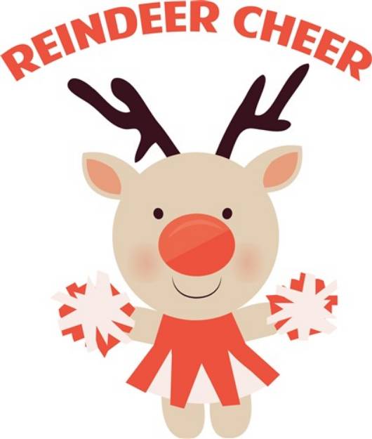 Picture of Reindeer Cheer SVG File