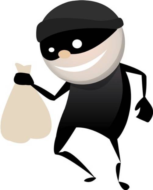Picture of Funny Thief SVG File