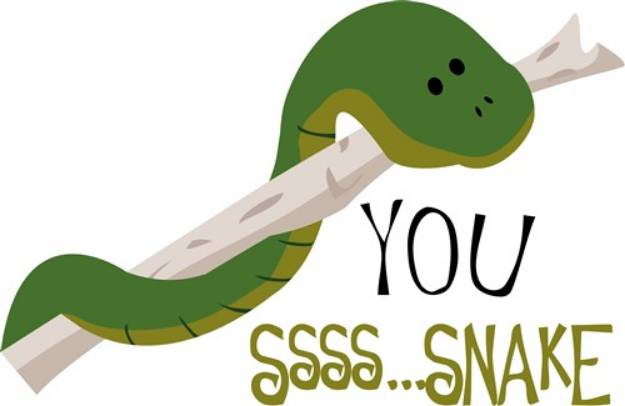 Picture of You Snake SVG File