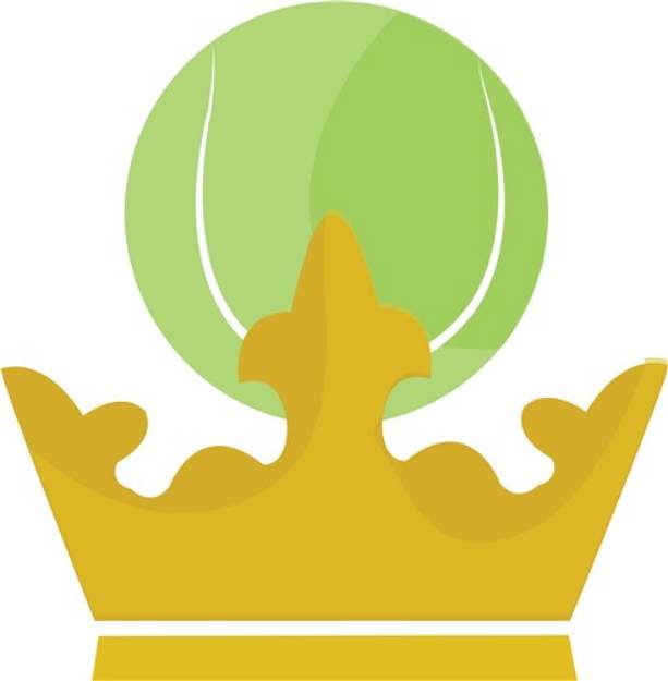 Picture of Tennis Crown SVG File