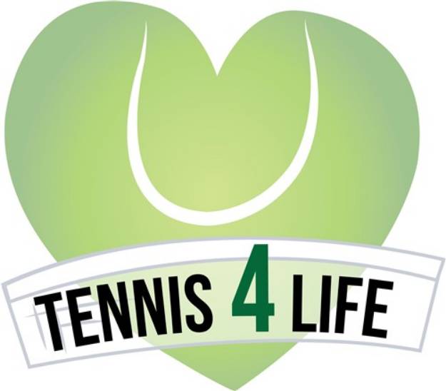 Picture of Tennis 4 Life SVG File