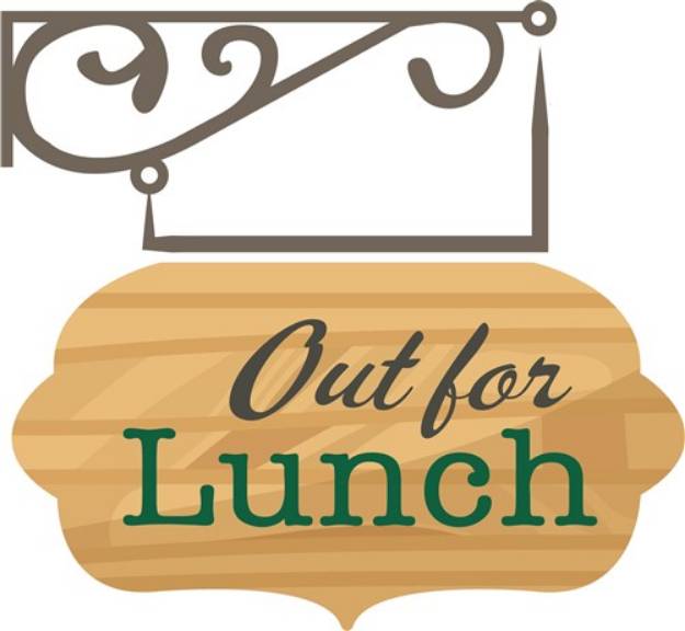 Picture of Out For Lunch SVG File