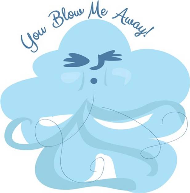 Picture of Blow Me Away SVG File