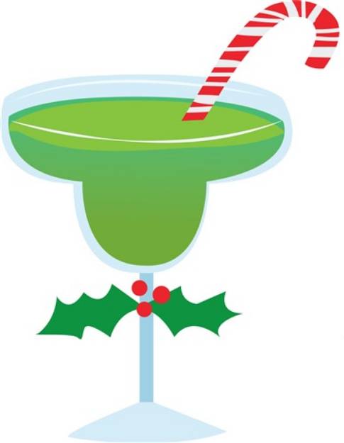 Picture of Holiday Drink SVG File