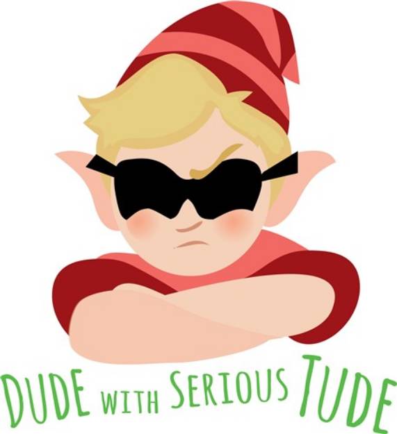 Picture of Dude With Tude SVG File