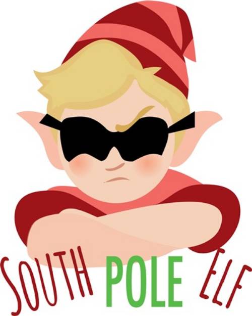 Picture of South Pole Elf SVG File