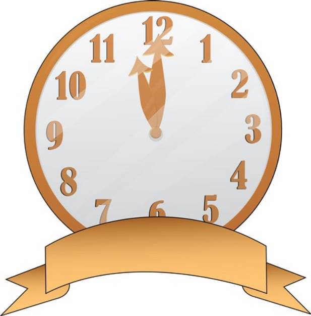 Picture of Clock SVG File