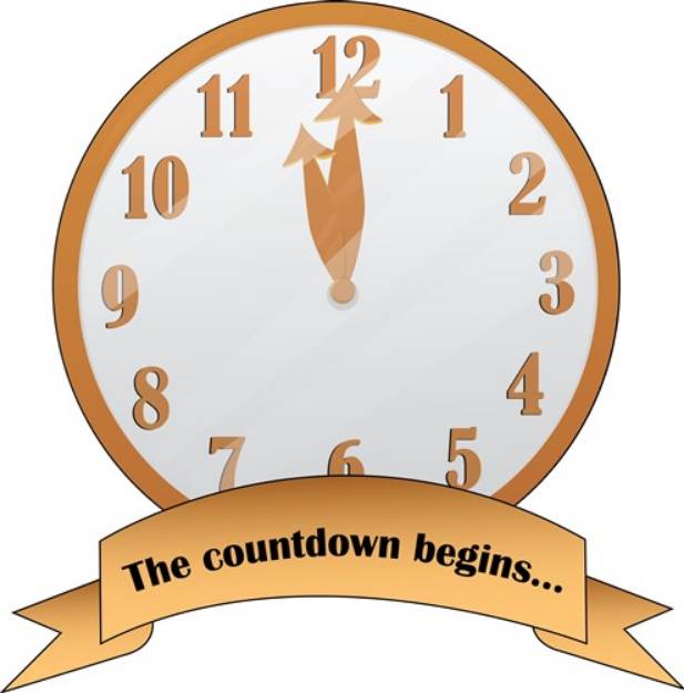 Picture of the Countdown SVG File