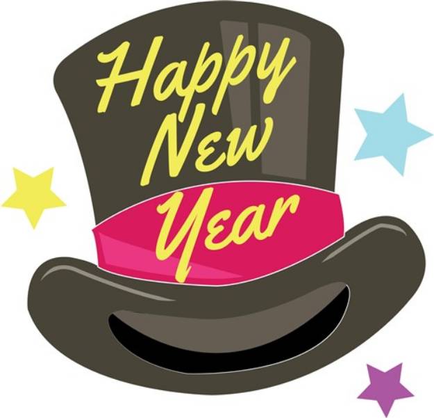 Picture of New Year SVG File