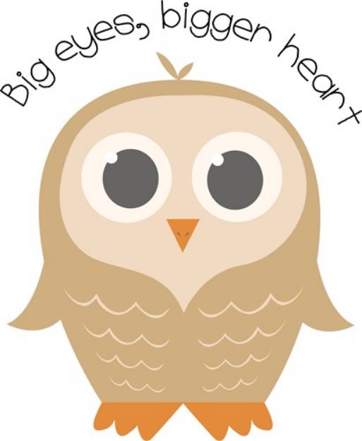 Picture of Big Eye Owl SVG File