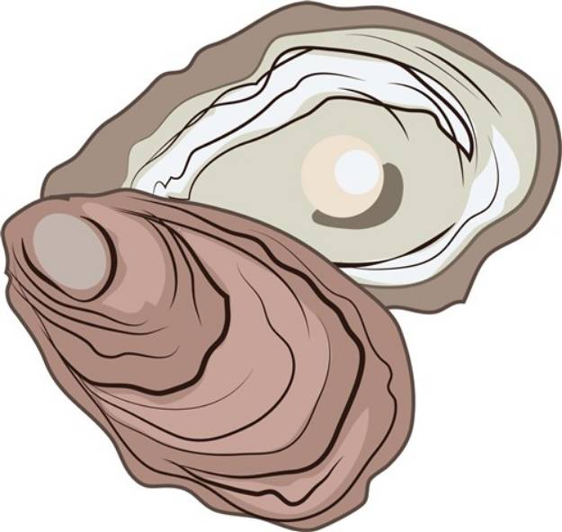 Picture of Pearl Oyster SVG File