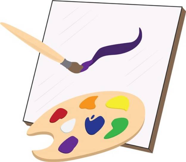 Picture of Painting Art SVG File