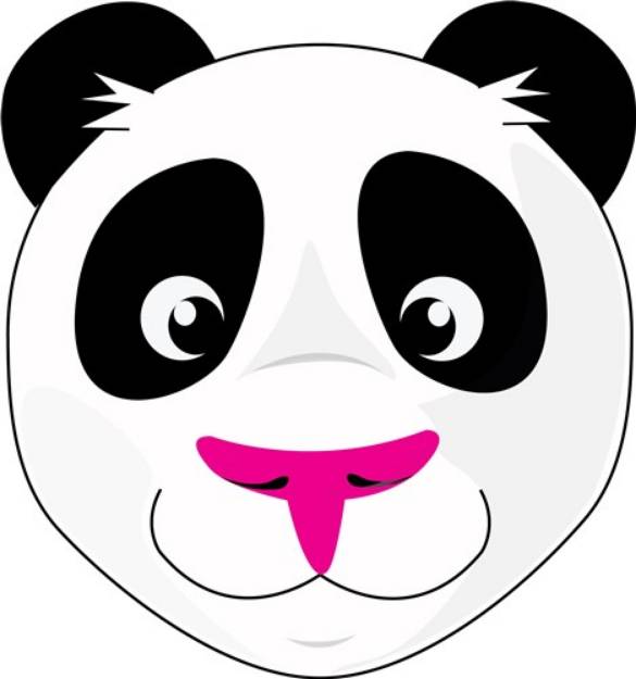 Picture of Panda Head SVG File