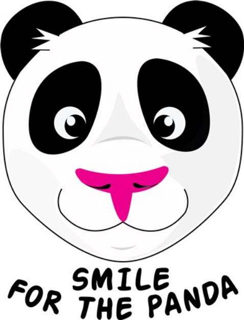 Picture of Smile For Panda SVG File